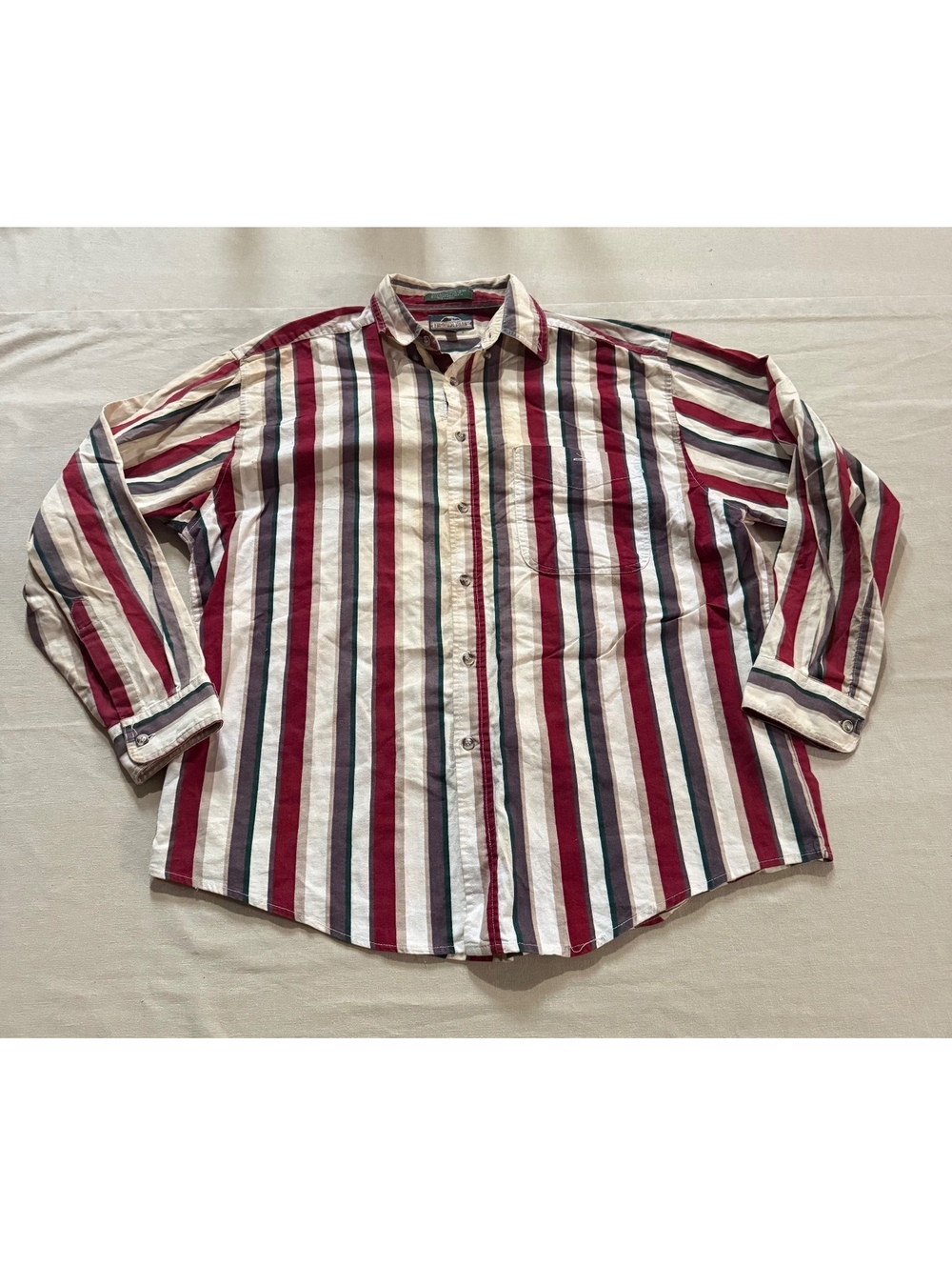 Havanera striped long sleeve button-up shirt